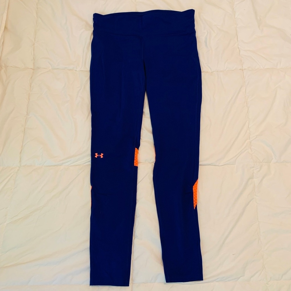 Under Armour Blue + Orange Leggings